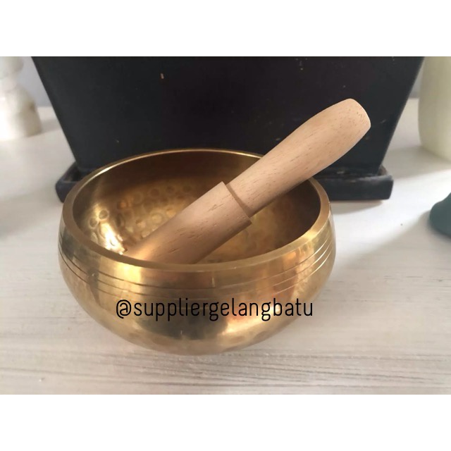 SINGING BOWL therapy stress redeem yoga ketenangan kesehatan 8cm ready