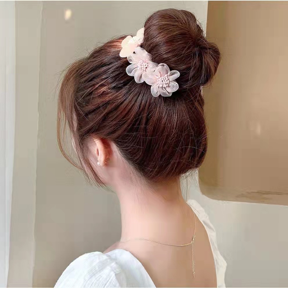 (Hello Girl)F43 Ikat Rambut Terbaru Sanggul Rambut Wanita Import