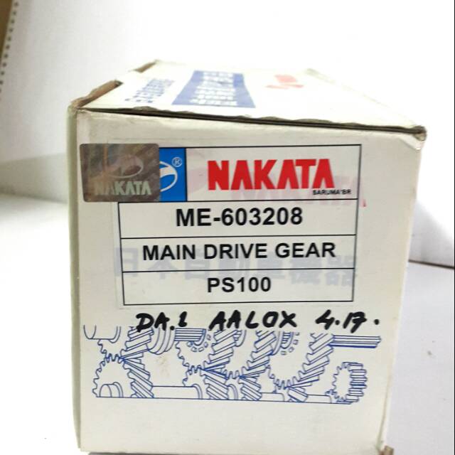 Main Drive / Aspris PS100 merk Nakata ME 603208