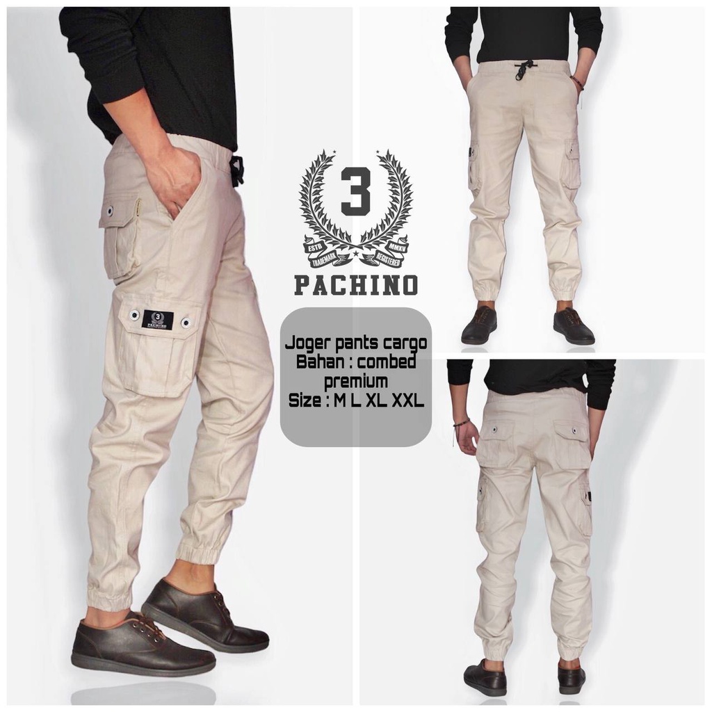 Celana Cargo Panjang /  Cargo Pants Pria / Celana Joger Cargo Panjang Pria  / Celana Cargo Jumbo / Celana Cargo Pria Original Pachino Size ( M -L-XL -XXL )