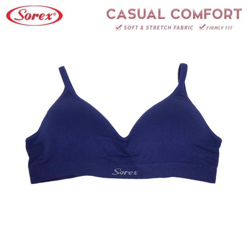 Sorex Bra Tanpa Kawat Busa Kait 2 Setara Cup B Bra Harian Casual Comfort BH 65001 - Sorex Bra