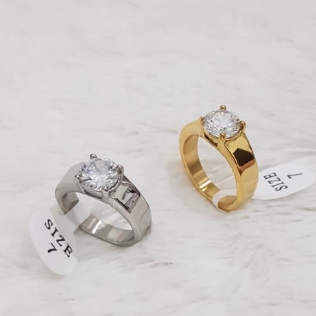 OX - Cincin Pria Titanium / Cincin Anti Karat / Cincin Aksesoris Pria / Cincin Pria Korea
