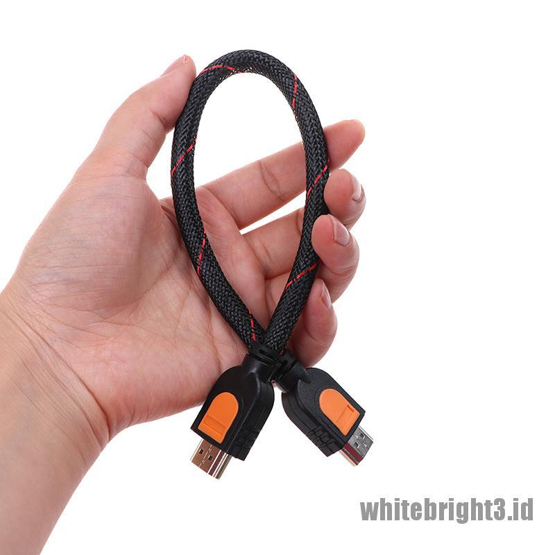&lt; White3 &gt; 1 Kaki Kabel HDMI 1.4 Untuk HD TV 3D 1080p