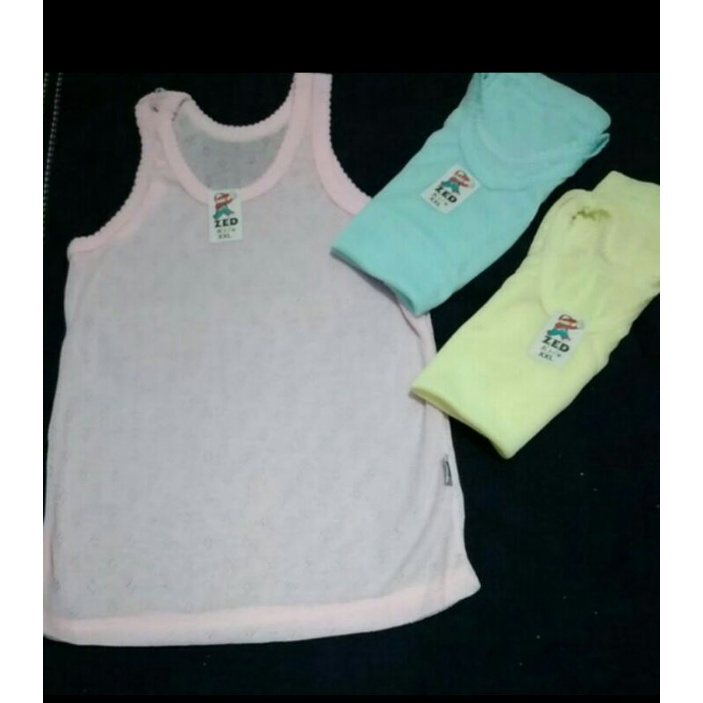 3 pcs Kaos singlet  bayi Zed kids termurah Ukuran S M L dan XL