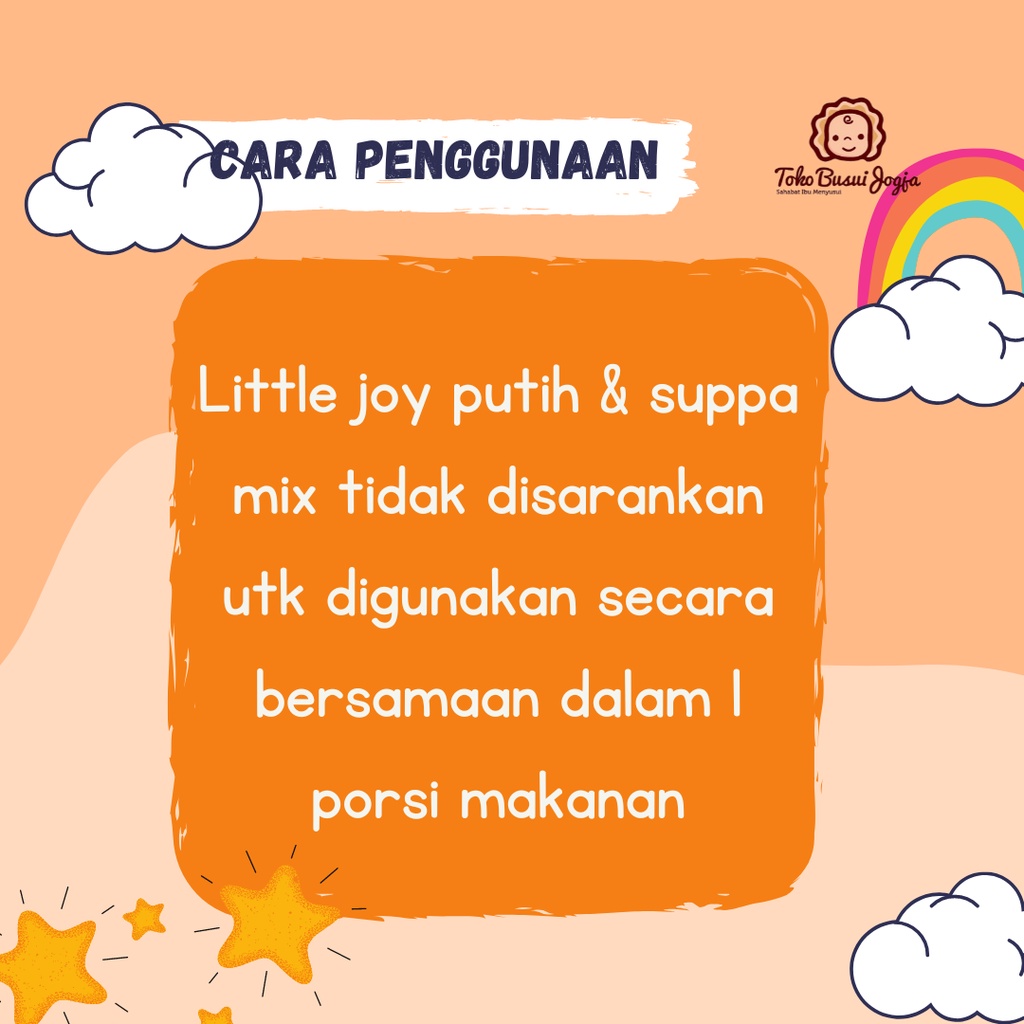 Little Joy MPASI Bayi BB Booster Bubuk Tabur Gizi - Little Joy Tambahan Gizi Bubur Bayi