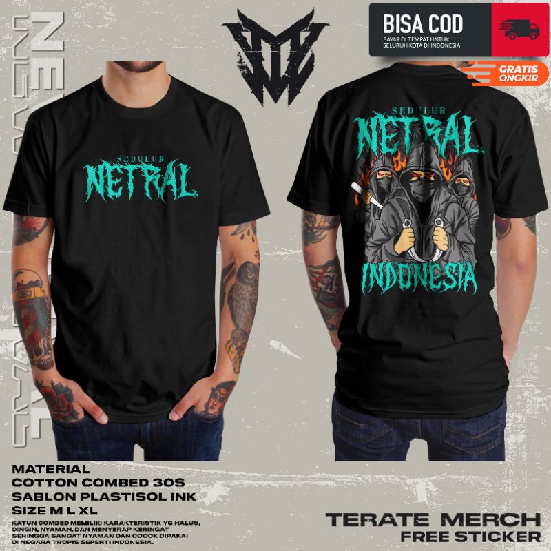 KAOS SEDULUR NETRAL INDONESIA