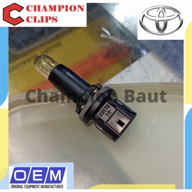 Fitting Fiting Lampu sore Senja T10 / Soket Lampu Senja Toyota Daihatsu Original
