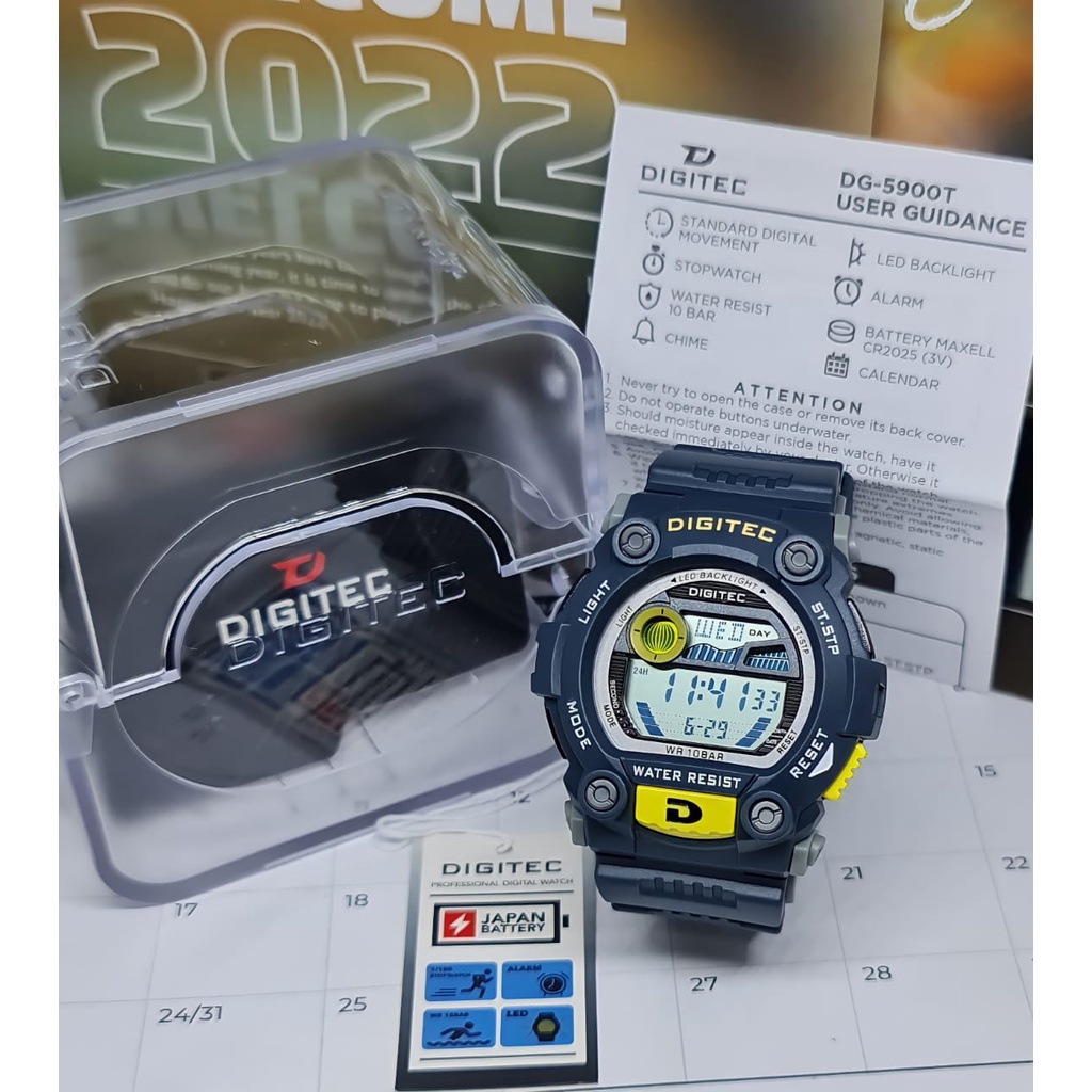 Jam Tangan DIGITEC ORIGINAL DG-5900/JAM TANGAN DIGITEC PRIA ORIGINAL 100%