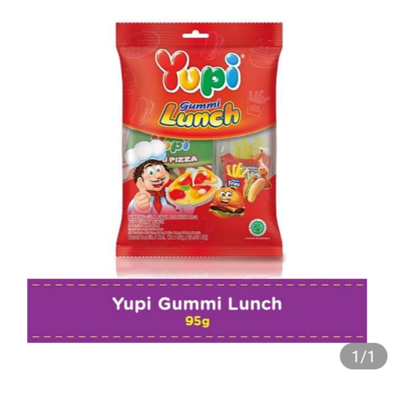 

(Desty Shop)Yupi Gummy Candies Gummi Lunch 95 g