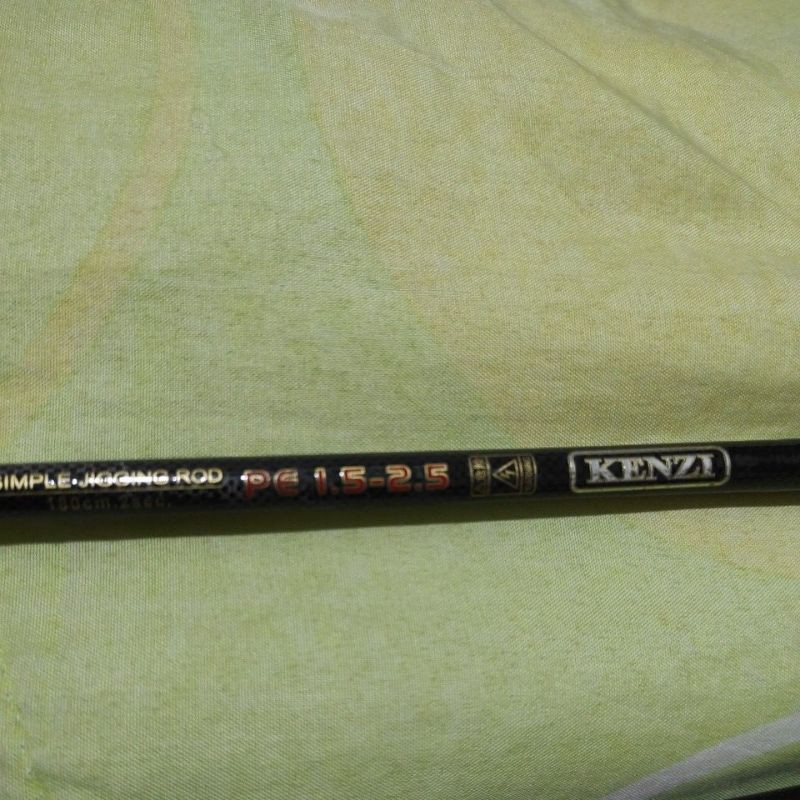 Joran kenzi zigray RING FUJI PE1,5 - 2,5 (bekas belum pernah dipakai)
