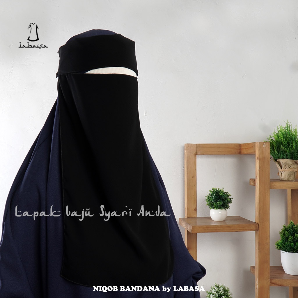 Niqob Niqab Cadar Bandana Murah Wolfis Wolvis Woolpeach LABASA Original Bisa COD