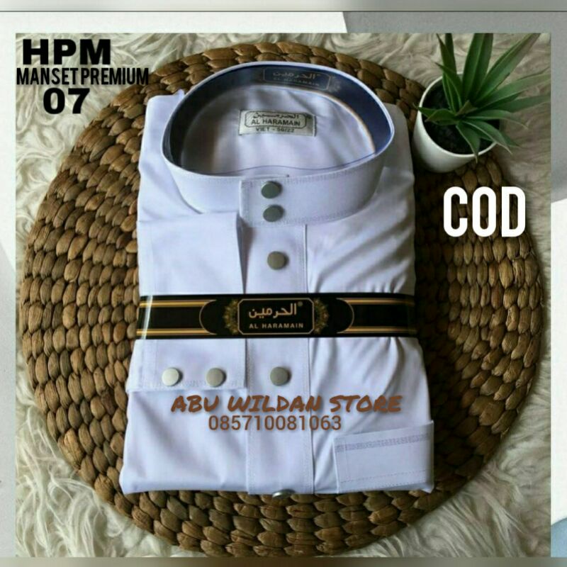 Gamis/Jubah AL HARAMAIN VIETNAM/Saudi Manset Premium Ori Size 56