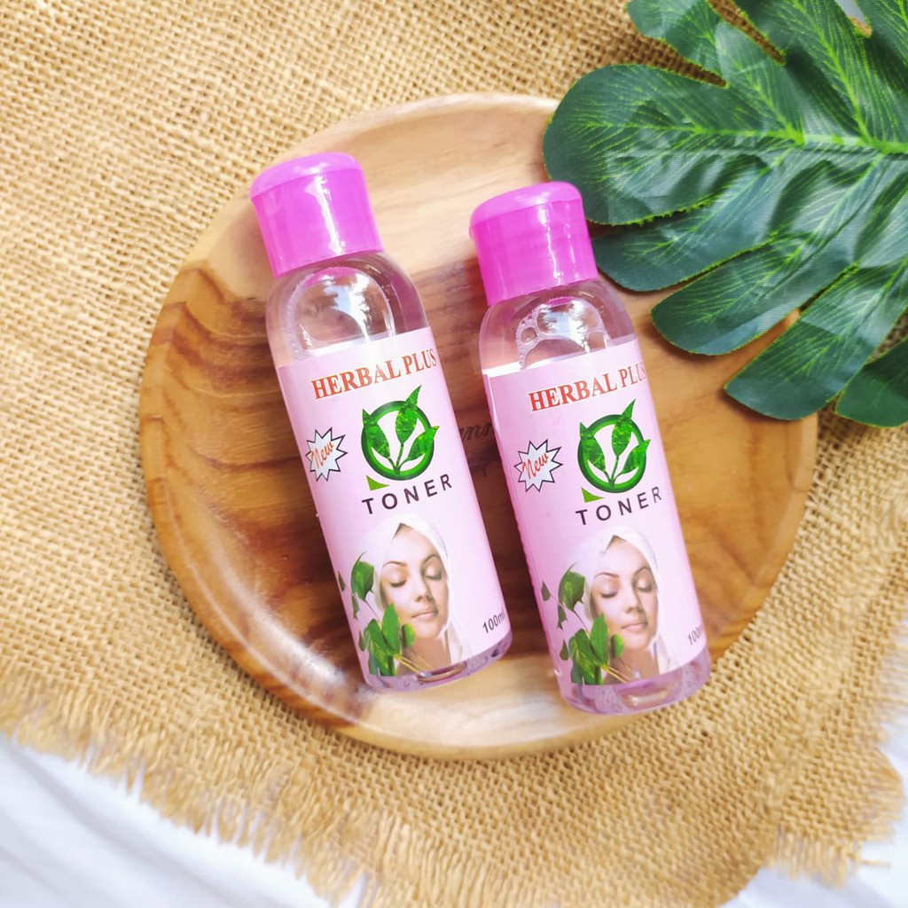 Herbal Plus Facial Toner 100 ml GIRLSNEED77 Toner Wajah yang Dapat Menyegarkan dan Mencerahkan Kulit Wajah