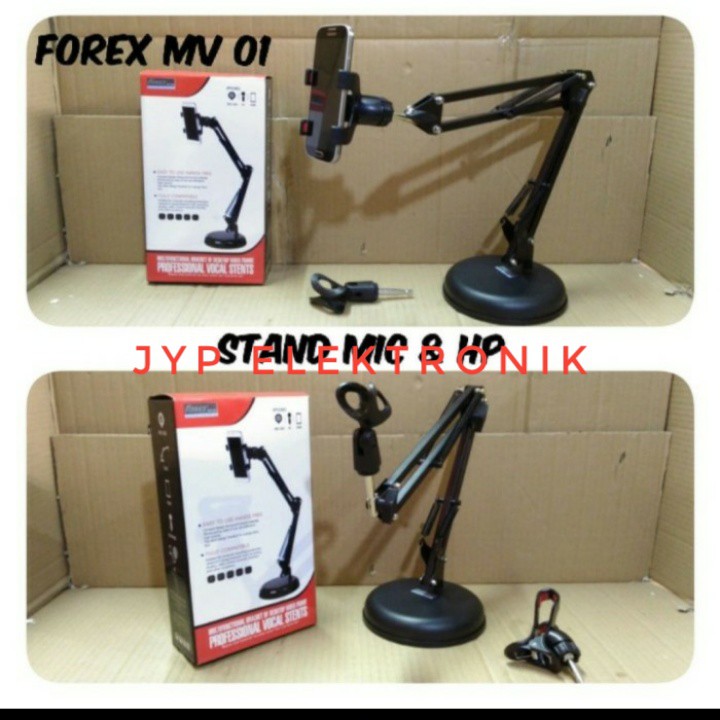 STAND HP DAN MIC MEJA FOREX MV01 / MV 01