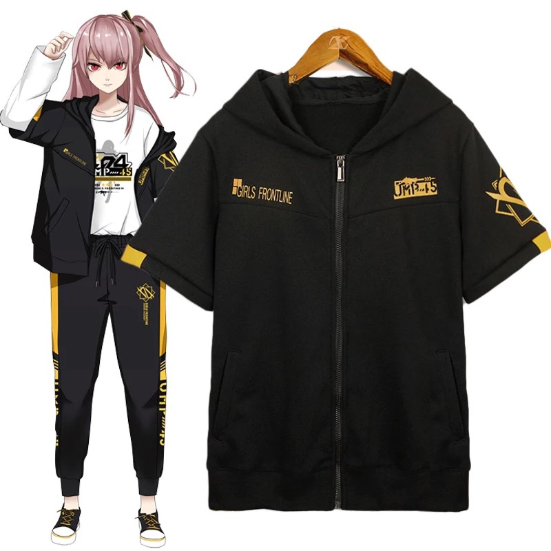 UMP45 Short Sleeve Jacket Girl Frontline Cosplay Jaket Cewek