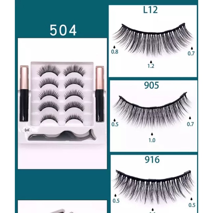 EYELASH 5 PASANG BULU MATA MAGNET PREMIUM FAUX MINK