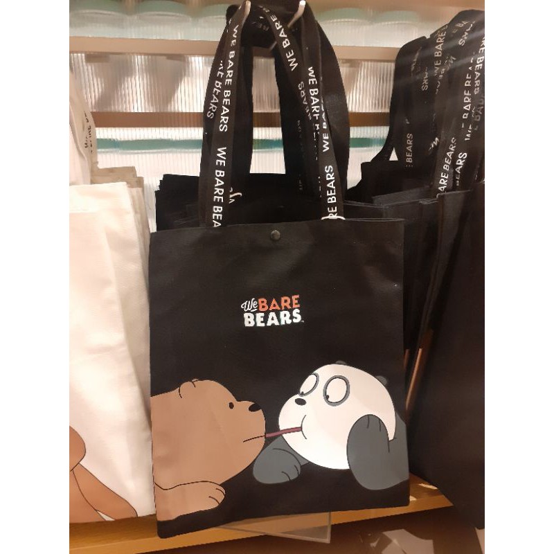 Miniso We Bare Bears Tote Bag