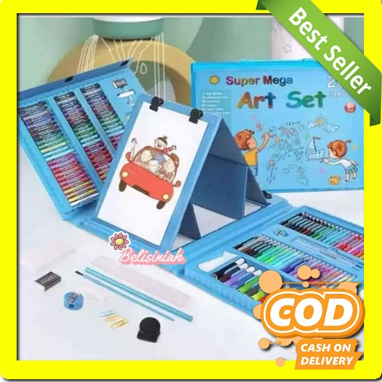 

High Quality Crayon Lab Non Toxic Crayon Triangular Anti Kotor Tangan Crayon Anak Set Isi 208 Pcs