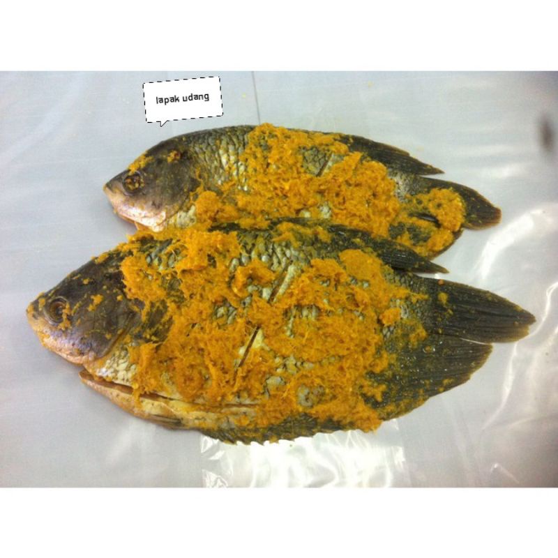 

1kg ikan gurame bumbu kuning siap masak