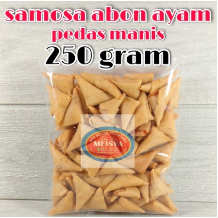 

Kue Samosa Abon Ayam Pedas Manis Sarikaya Murah Grosir 250 Gr