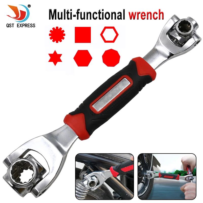 kunci ring 8 in 1 tiger wrench 360° multifungsi universal