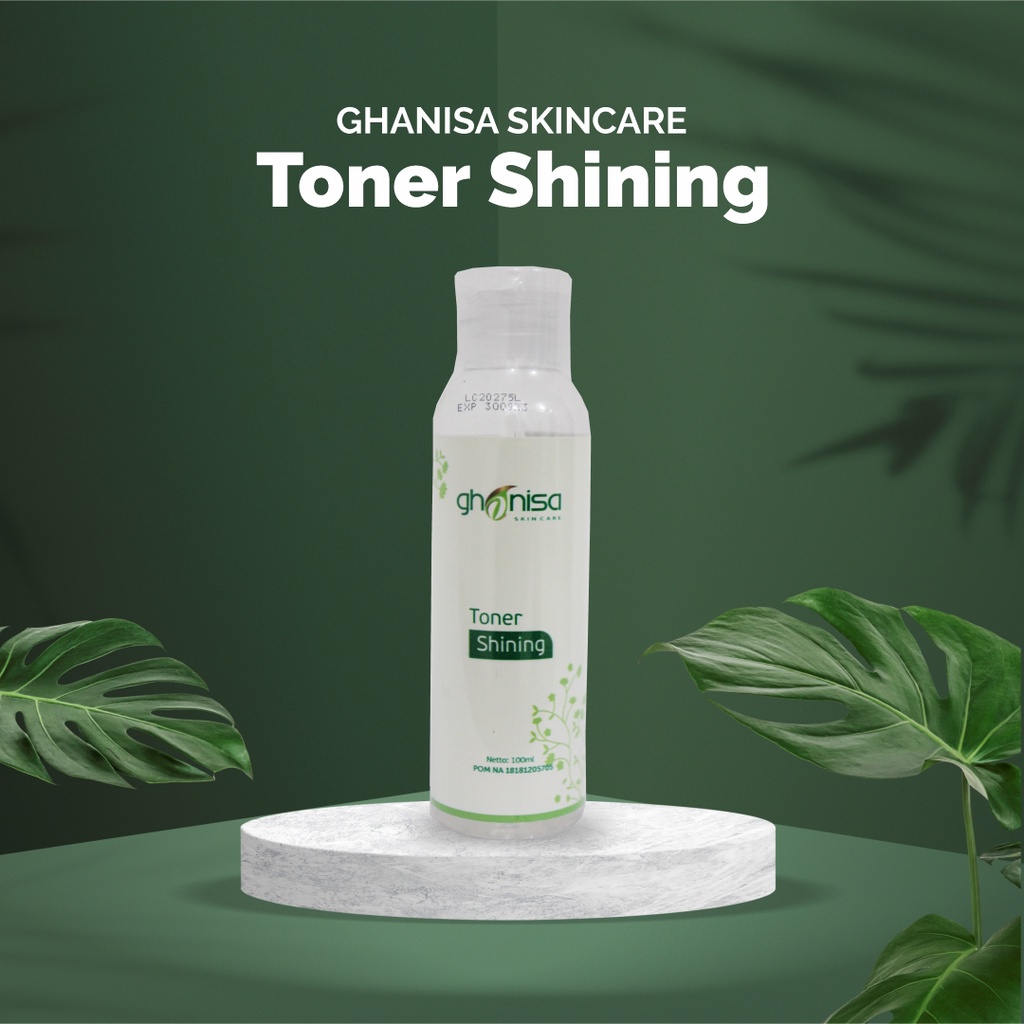 TONER SHINING BY GHANISA SKINCARE - GHANISA BANDUNG