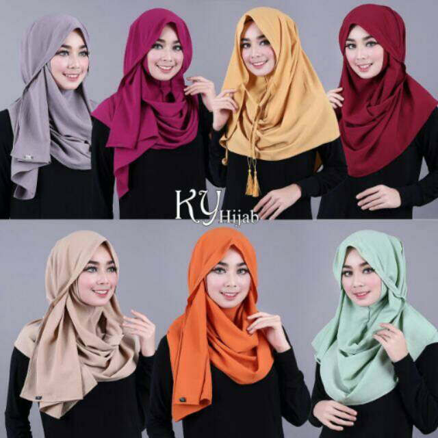 Kerudung/Hijab/Pashmina/Pasmina/Instan/Tali/Tassel