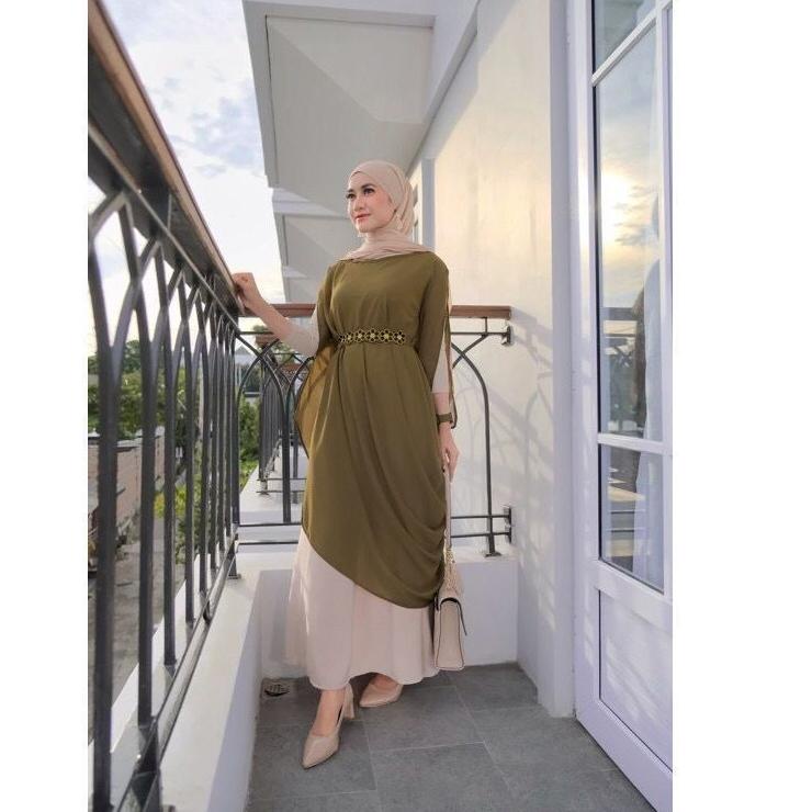 Koleksi Terbaru.. OUTER KAFTAN RINJANI MEWAH VIRAL TERLARIS KAFTAN KONDANGAN TERBARU BISA COD SIAP K