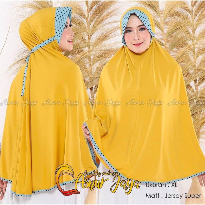 Hijab Instan Tali bahan Jersey Jumbo