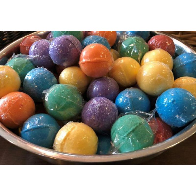 `ღ´ PHINKL `ღ´ Bath Bomb bola mandi warna busa surprise bathbomb berbusa warna