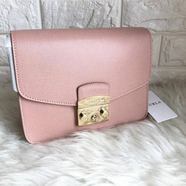 Tas Furla pink original selempang