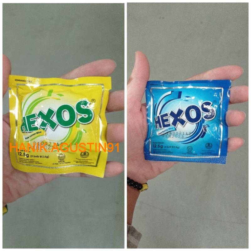 

Hexos Permen Mint 12.5 gr / Permen Hexos 1 pcs