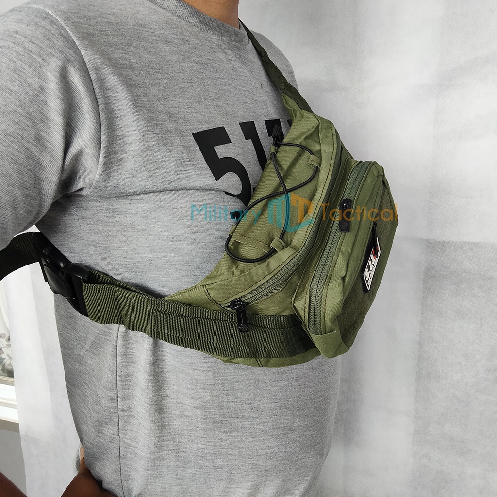 WAISTBAG Tactical | Waistbag Army | Tas Selempang Tactical | Waistbag Pria | Waistbag Intel free Path 511