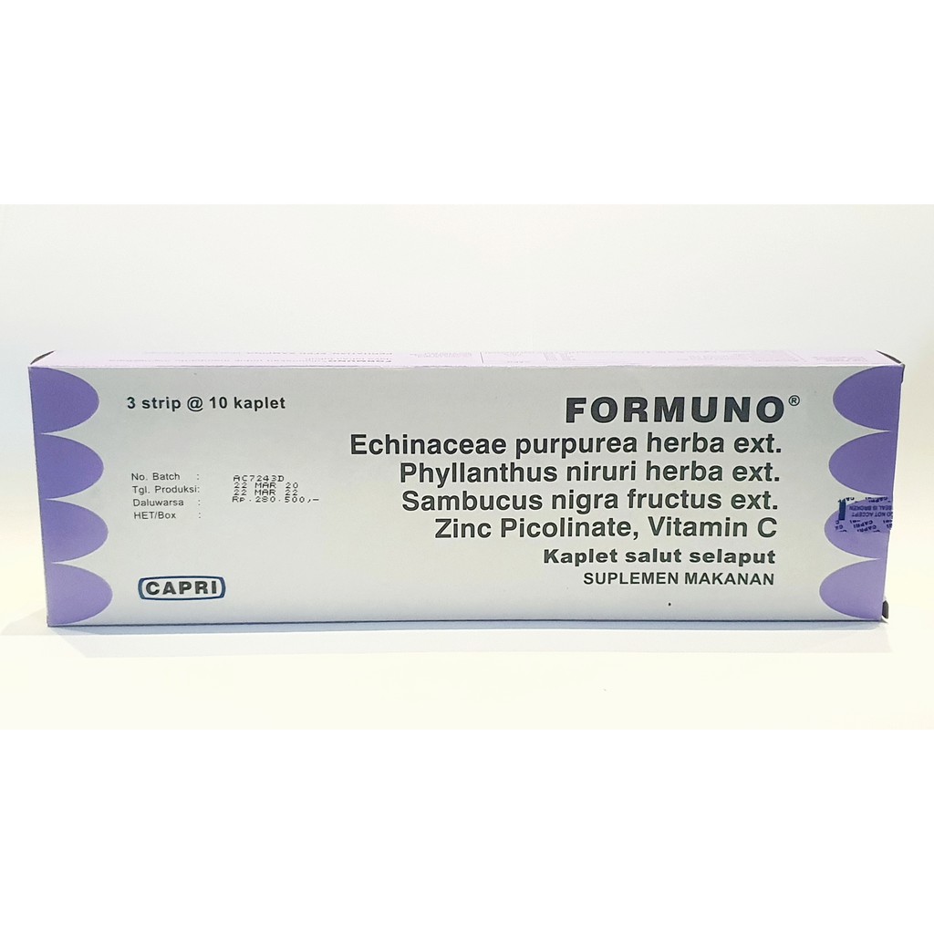 Vitamin Imun - Formuno strip 10 kaplet