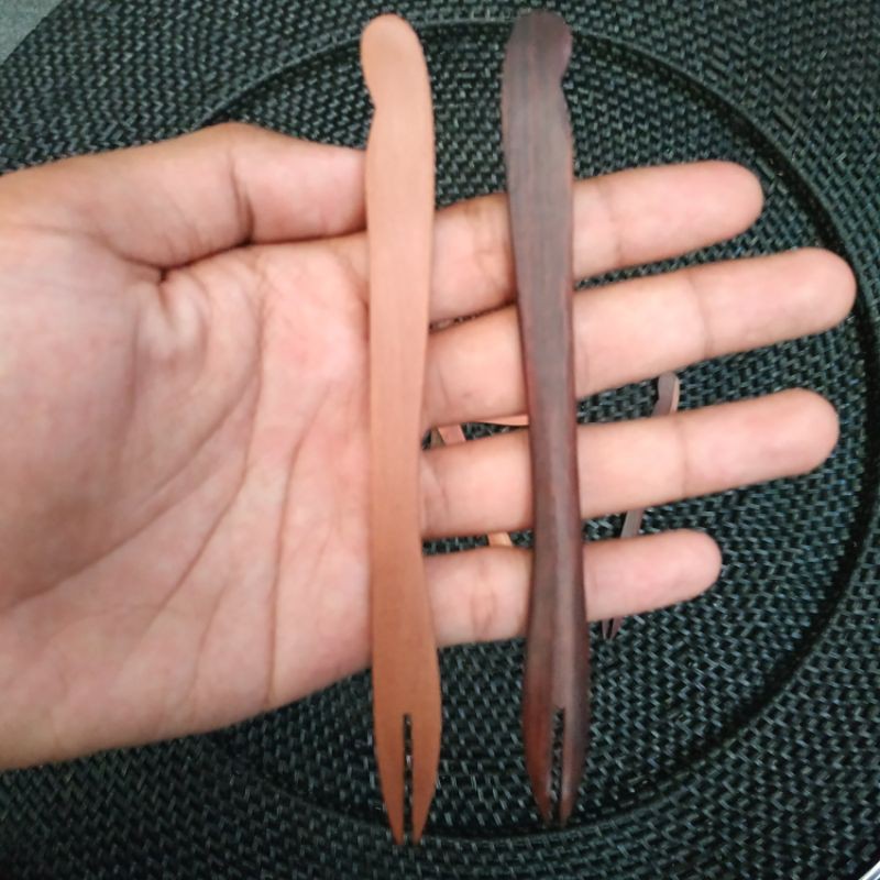 Garpu Kayu / Dessert / Buah / Kue / Wooden Fork / Garpu Kecil / Unik