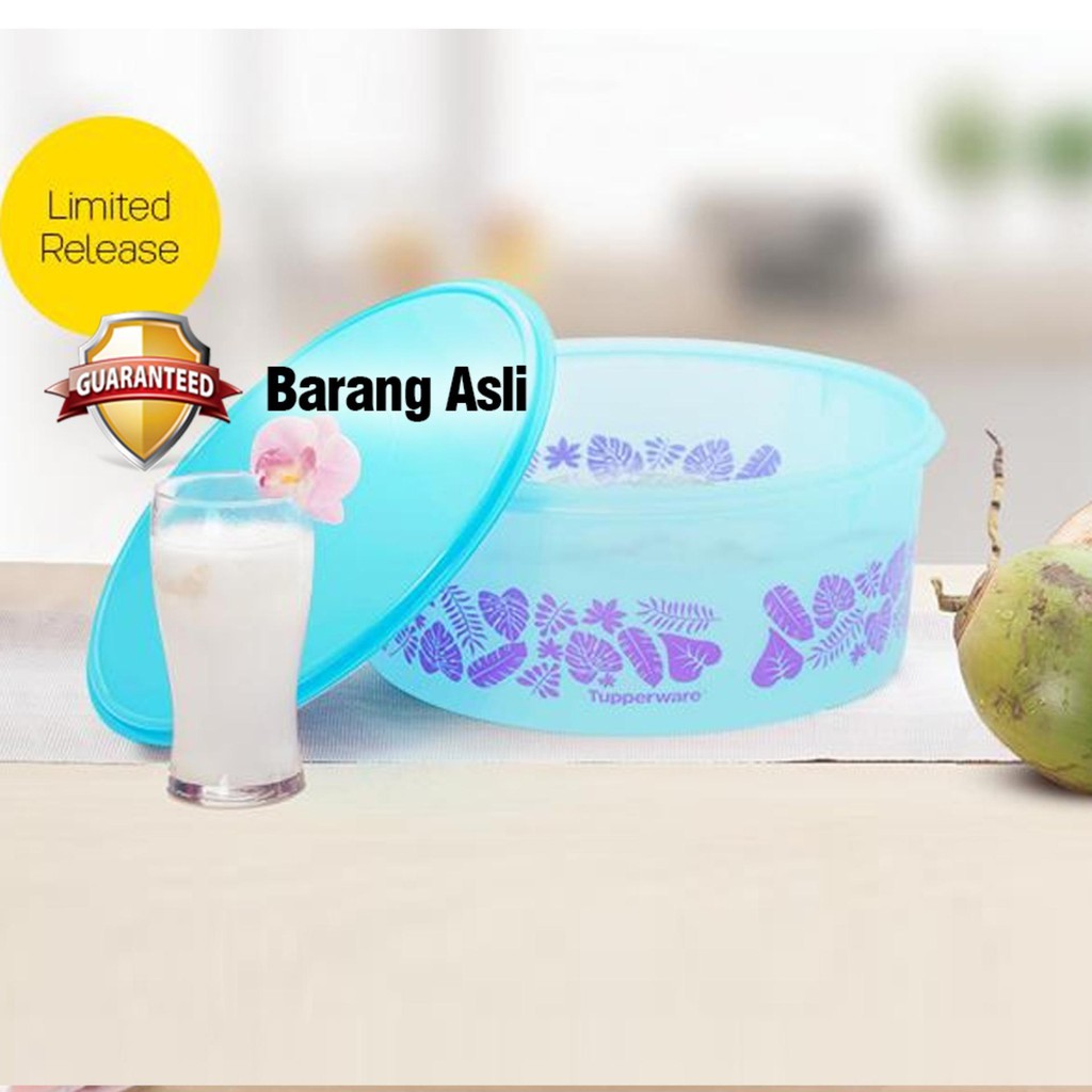 tempat makanan tupperware Carry All Canister - Turquoise