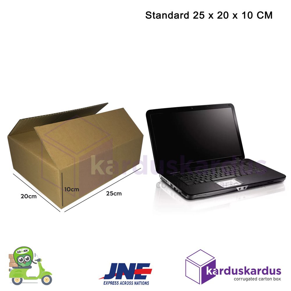 

KARDUS BOX KARTON PACKING 25 x 20 x 10 BARU POLOS Limited