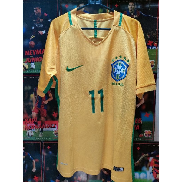 JERSEY BRAZIL HOME 2016 + NAMESET