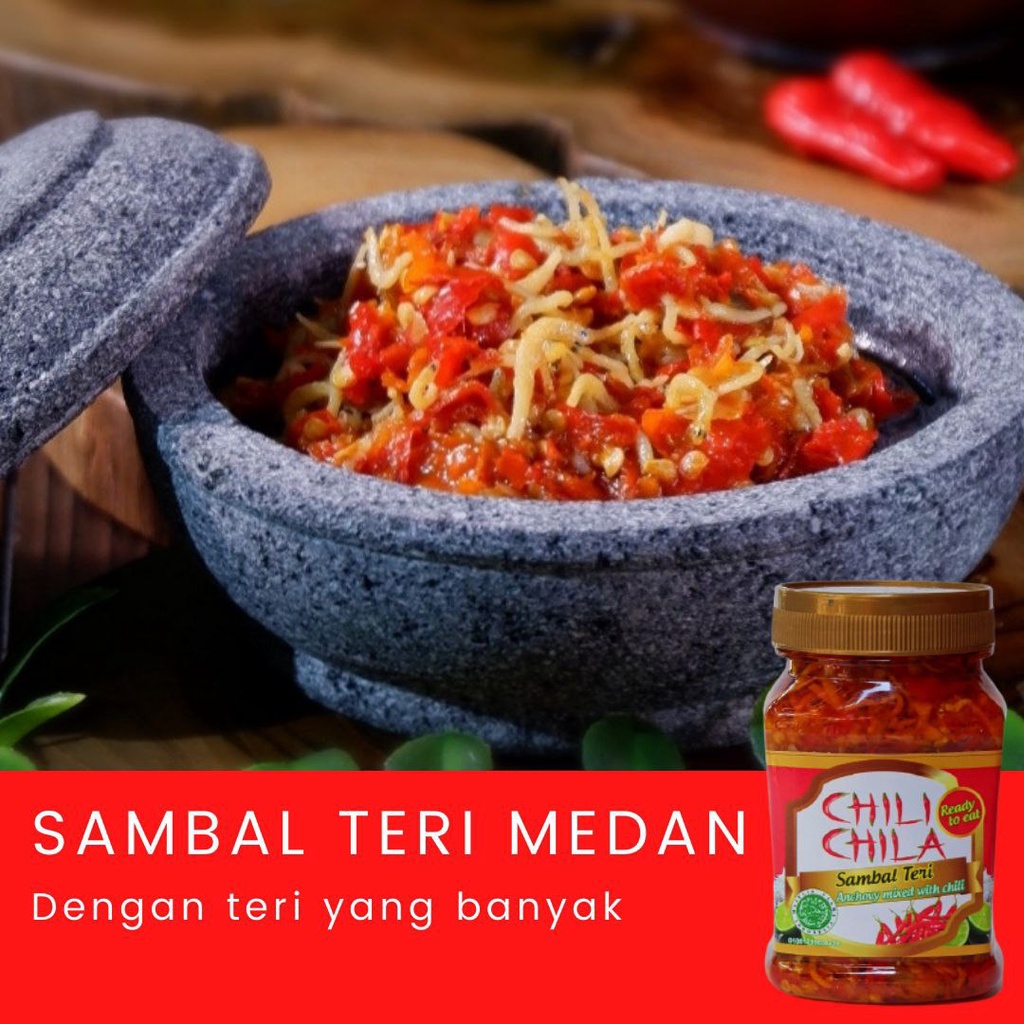 

Sambal Teri Medan Chili Chila