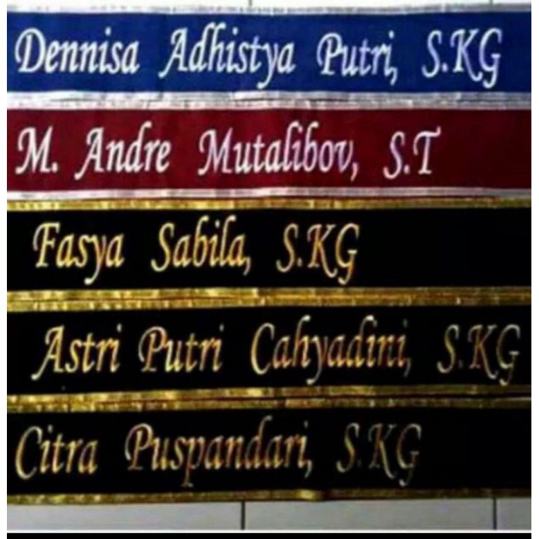 SELEMPANG WISUDA BLUDRU RENDA