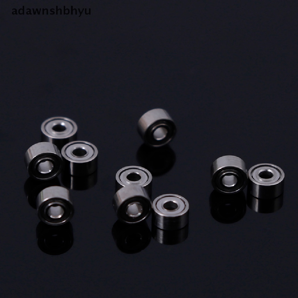 Adawnshbhyu 10Pcs 681XZZ 1.5x4x2mm open Miniatur bearings ball mini hand bearing spinner