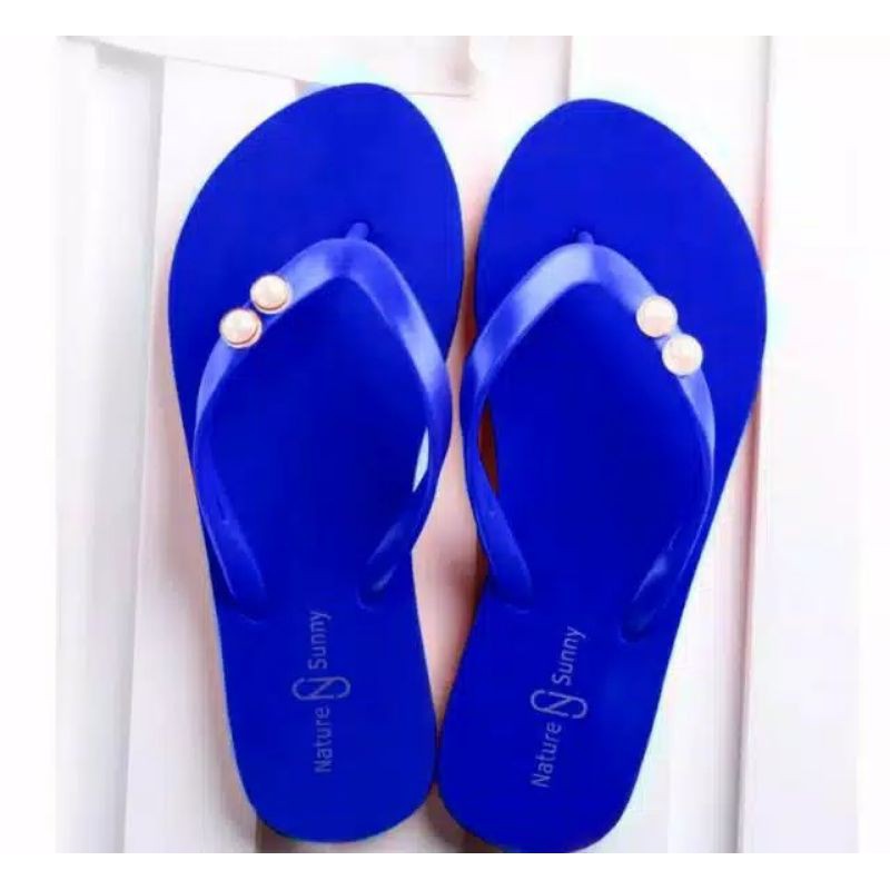 Sandal Jepit Motif Mutiara