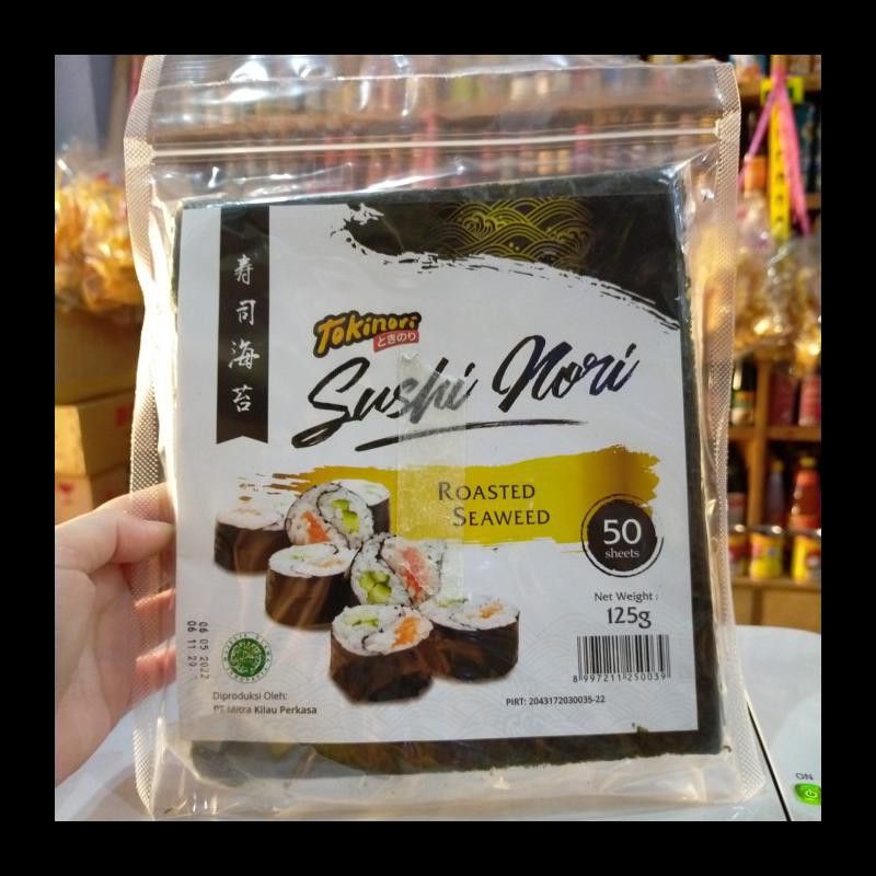 

BARU! TOKINORI SUSHI NORI 50LEMBAR 125GR MURAH