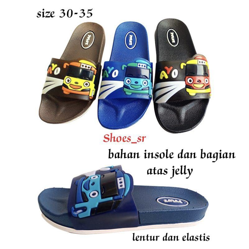 sandal slop Dulux anak 30-35