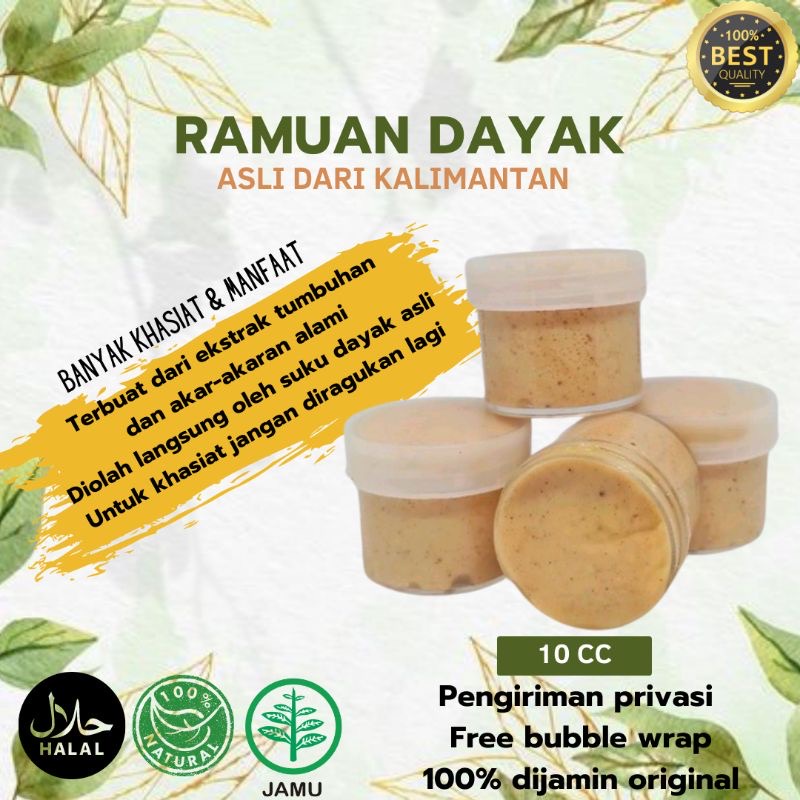 RAMUAN DAYAK HERBAL ORIGINAL ASLI KALIMANTAN