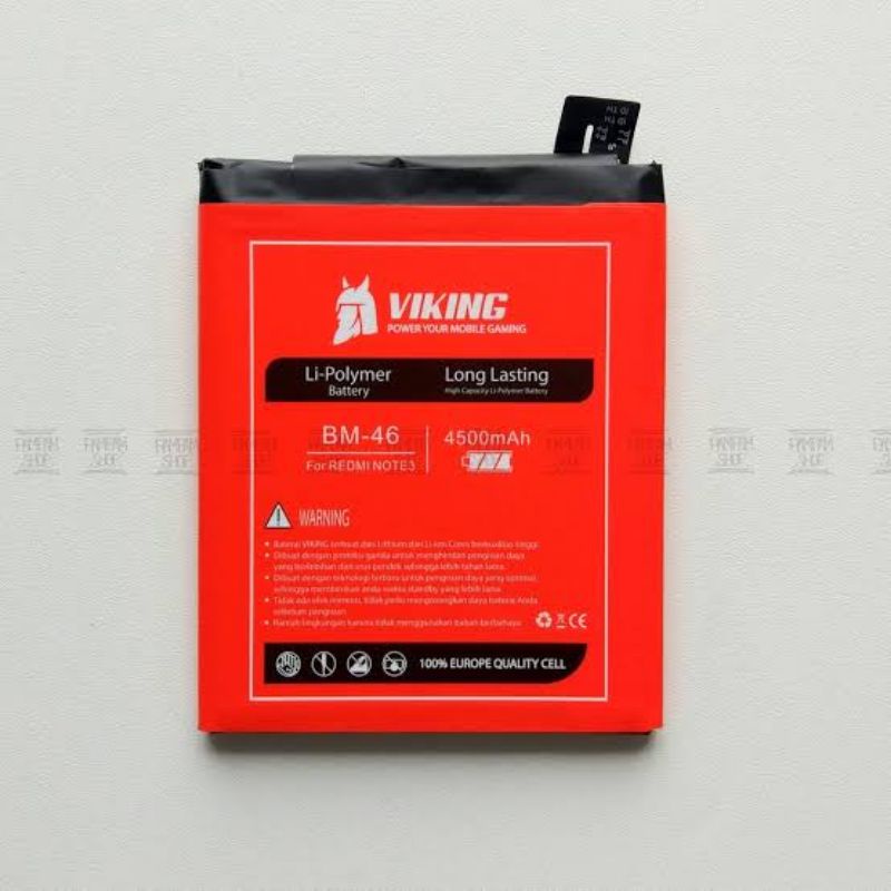 Baterai VIKING Double Power Ori XiaoMi BM46 Redmi Note 3 / Note 3 Pro BERKUALITAS TINGGI