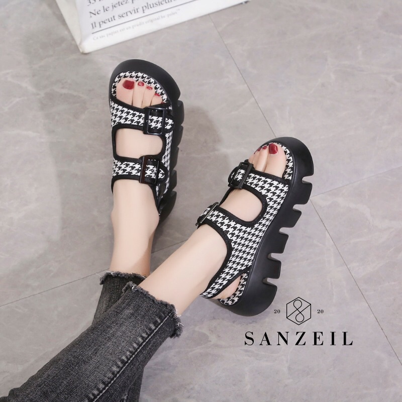 SG0120 syafniegalery Sanzeil Wawa Original Brand Wedges wanita import