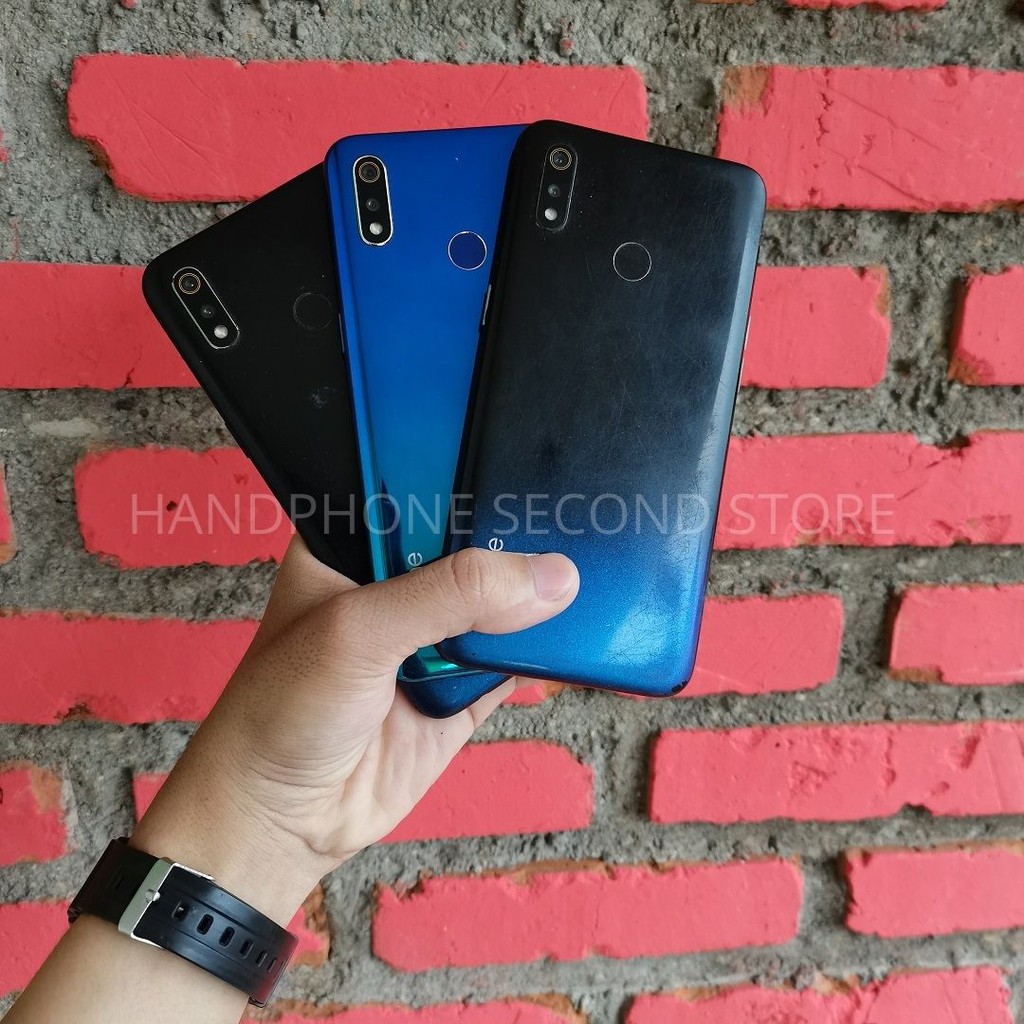 HANDPHONE HP REALME 3 3/64GB 4/64 HP AJA SECOND SEKEN BEKAS MURAH