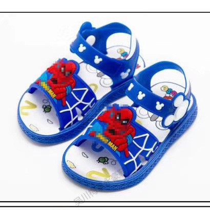 HappyOliver HEROBLUE SANDALS Sepatu Sandal Anak Laki Laki Bahan Karet Model Lucu 0-5 Tahun Import