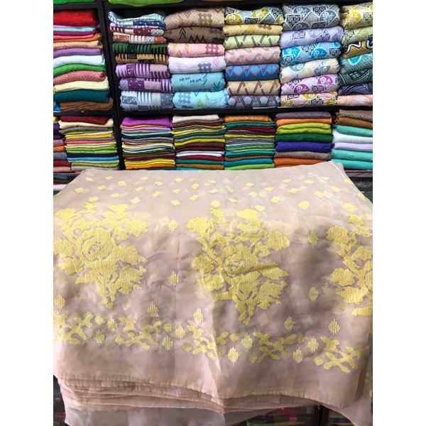 Organdi bordir motif lagosi